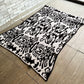 カシウェア Kashwere ダマスク DAMASK ブランケット チャコールグレー × クリーム 135×183cm ●