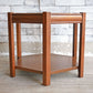 アクメファニチャー ACME Furniture ブルックス ヘキサゴンテーブル BROOKS HEXAGON TABLE サイドテーブル ガラス天板 オーク材 定価￥27,500- ●