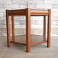 アクメファニチャー ACME Furniture ブルックス ヘキサゴンテーブル BROOKS HEXAGON TABLE サイドテーブル ガラス天板 オーク材 定価￥27,500- ●