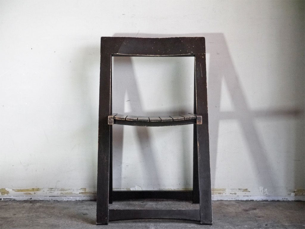 イタリアンビンテージ Italian Vintage トリエステ Trieste フォールディングチェア Aldo Jacober デザイン MoMA ■