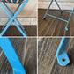 フェルモブ Fermob ビストロ BISTRO メタルチェア METAL CHAIR フォールディングチェア ガーデンチェア ブルー系 フランス 定価￥16,500-  ◎