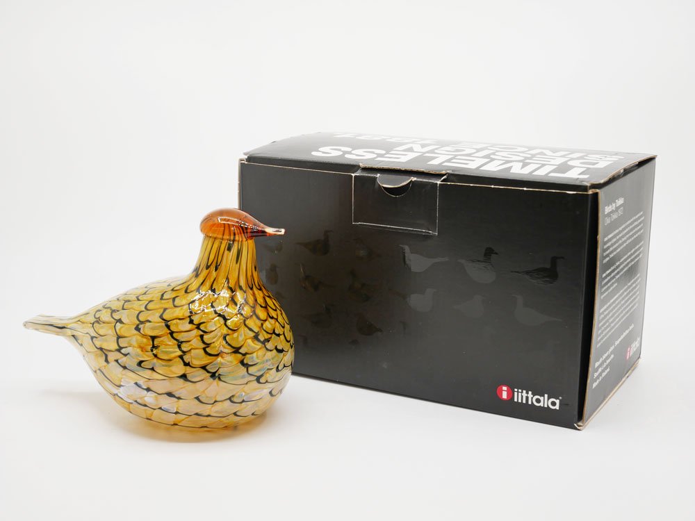 イッタラ iittala イッタラバード サマーグロース Summer Grouse カラフトライチョウ オイバ・トイッカ Oiva Toikka 箱付き ●