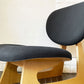 天童木工 TENDO 低座椅子 S-5016NA-ST ローチェア 座椅子 ナラ柾目 ブラック系張地 長大作 デザイン 和モダン 定価￥83,600-以上 ◎