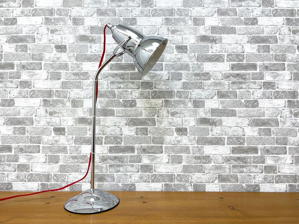 アングルポイズ ANGLEPOISE デュオテーブル DUO TABLE デスクランプ クローム Bright Chrome タスクライト 照明 ジョージ・カワーダイン 英国 廃番 ●