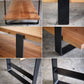 かなでもの KANADEMONO THE TV BOARD LOW TABLE 杉無垢材 × Black Steel w140cm ■