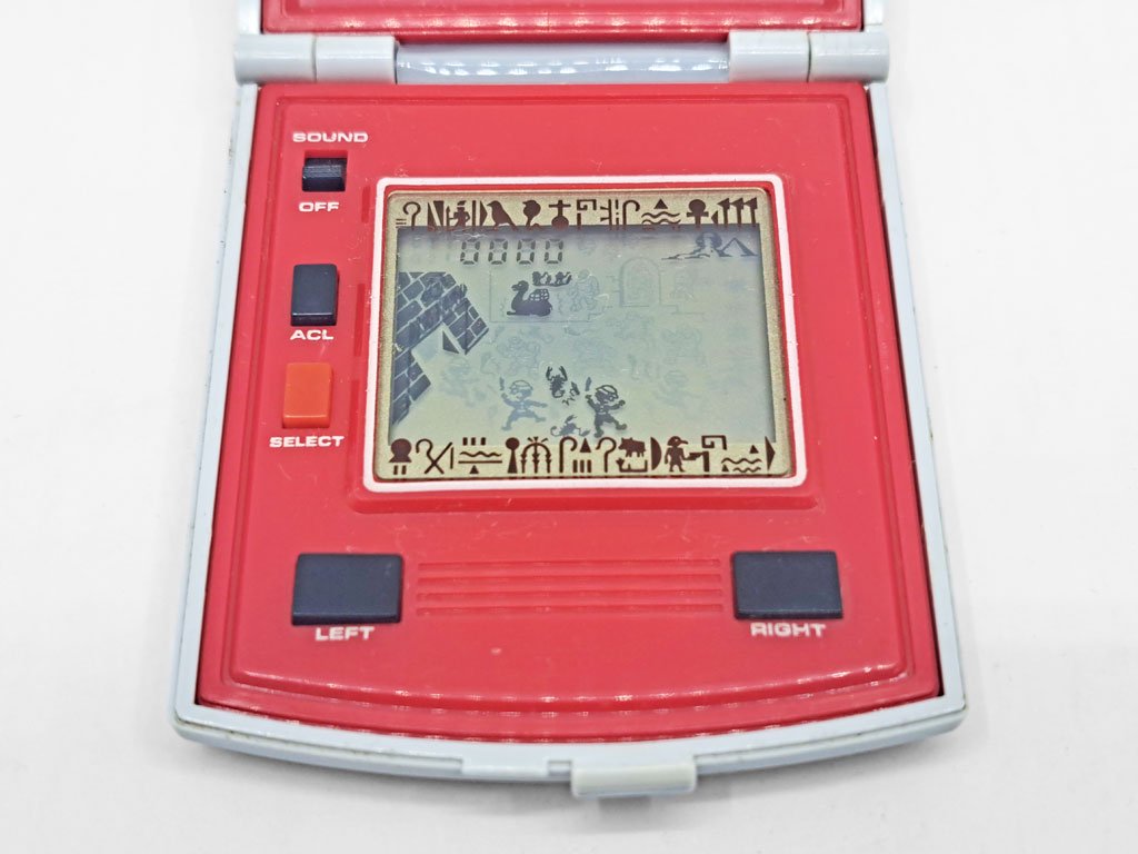 バンダイ BANDAI ゲームウォッチ 謎のピラミッド ソーラーバッテリー内蔵 1983年発売 昭和レトロ ●