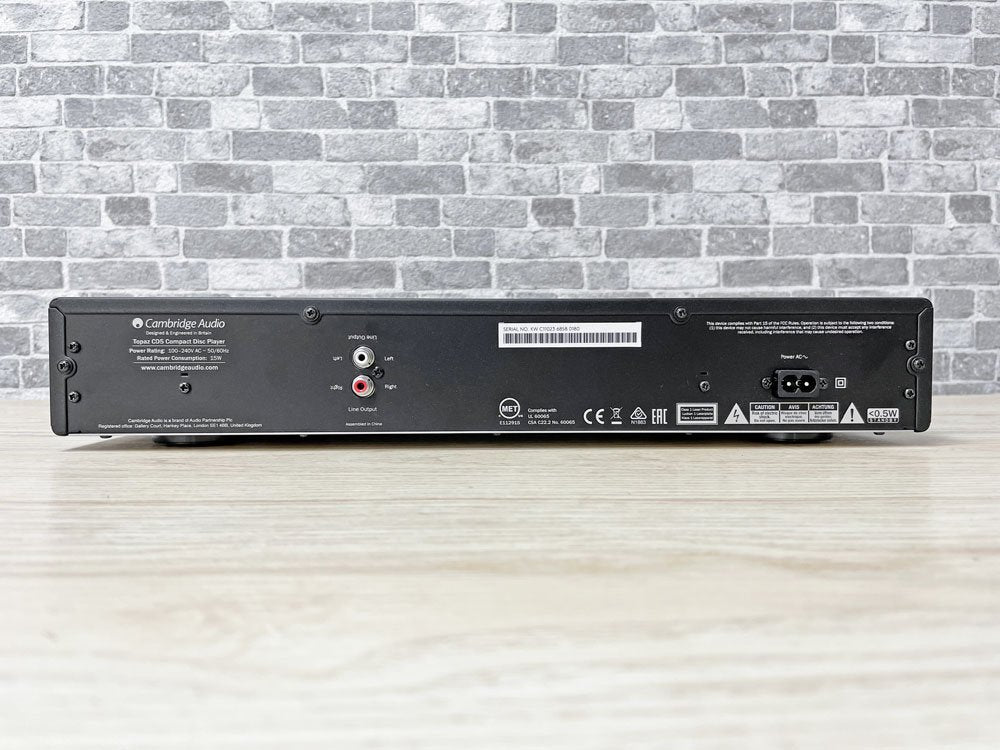 ケンブリッジオーディオ Cambridge Audio DAC CDプレーヤー TOPAZ CD5 D/Aコンバーター イギリス Wolfson 8725 搭載 エントリーモデル リモコン欠品 ●