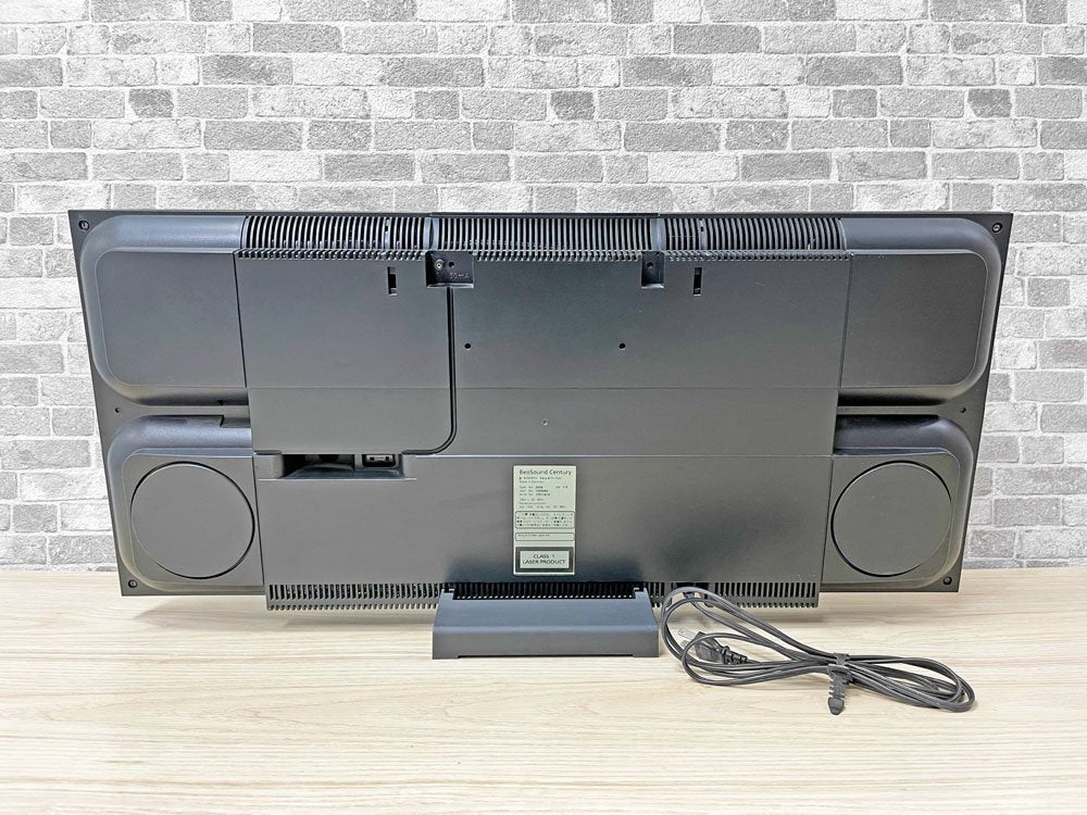 バング&オルフセン Bang&Olufsen ベオサウンド センチュリー Beo Sound Century Type 2654 スタンド付 CD・FMラジオデッキ デンマーク ●