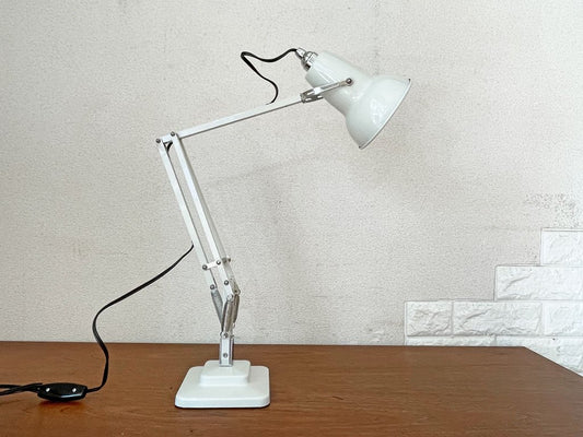 アングルポイズ ANGLEPOISE オリジナル1227 Original1227 ミニ Mini デスクライト リネンホワイト ジョージ・カワーダイン 定価￥46,200- ◎