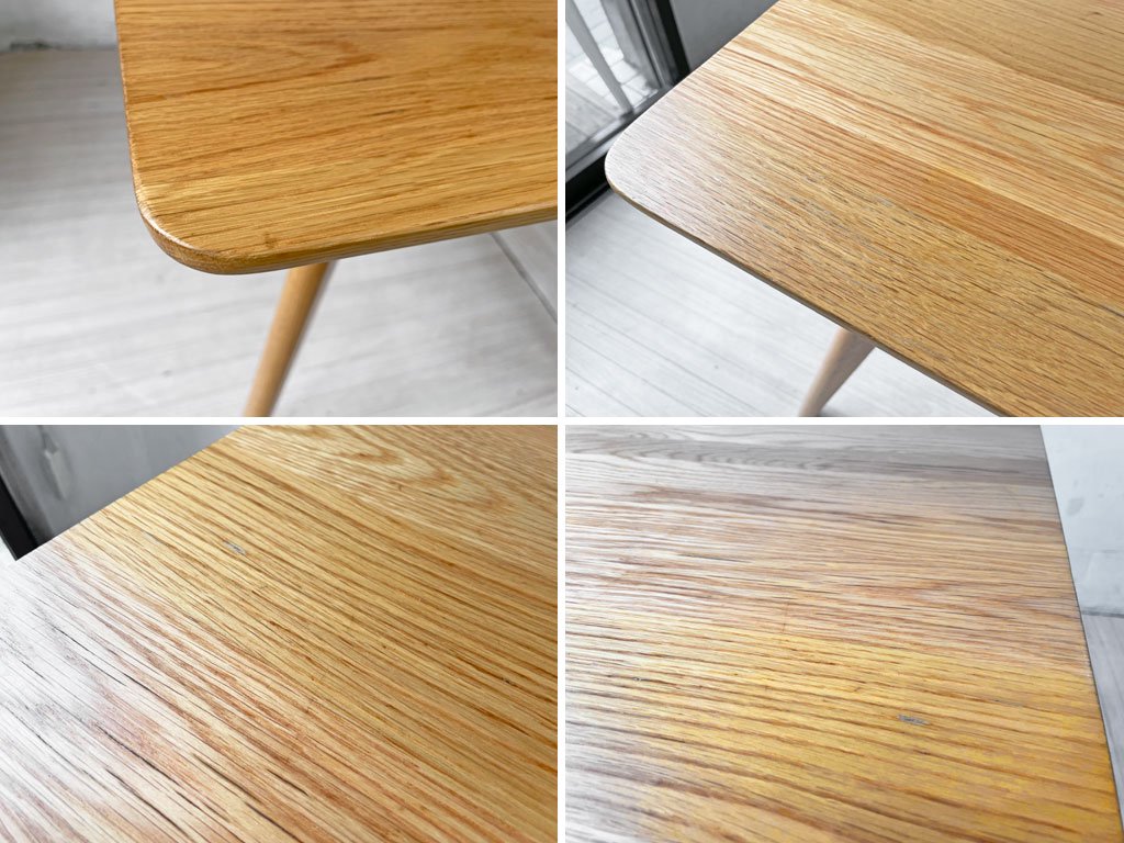 大川家具 リバー RIVER ダイニング テーブル スクエア オーク無垢材  北欧デザイン ナチュラル ★