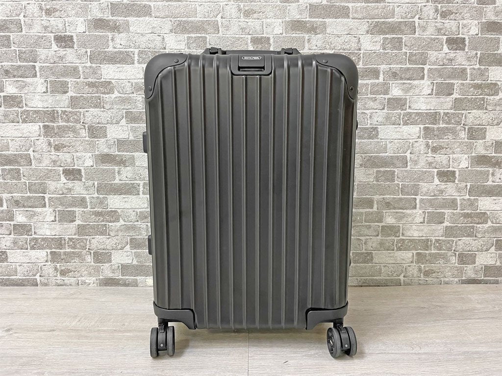 リモワ RIMOWA トパーズ TOPAS ステルス STEALTH スーツケース キャリーケース ブラック キャビンホイール 4輪 機内持ち込み可 32L ●