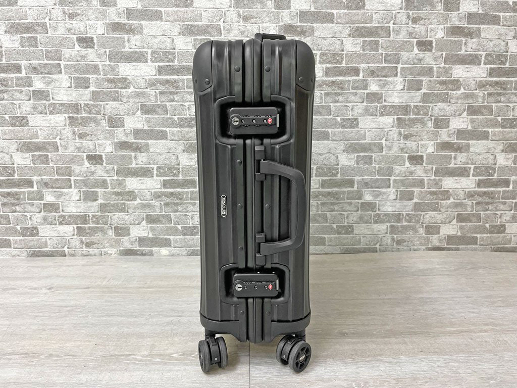 リモワ RIMOWA トパーズ TOPAS ステルス STEALTH スーツケース キャリーケース ブラック キャビンホイール 4輪 機内持ち込み可 32L ●