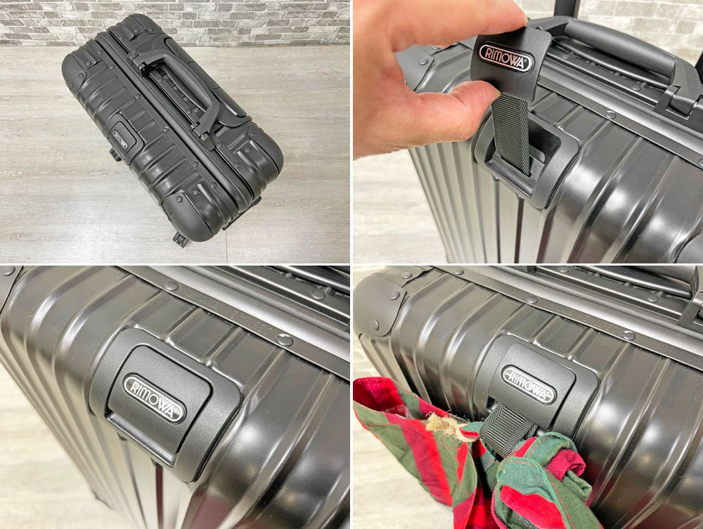 リモワ RIMOWA トパーズ TOPAS ステルス STEALTH スーツケース キャリーケース ブラック キャビンホイール 4輪 機内持ち込み可 32L ●