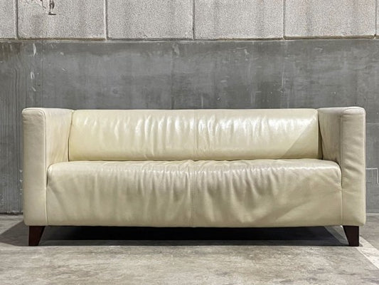 IDC大塚家具 OTSUKA レザーソファ 2.5シーター Leather sofa OT2202 総革 モダンデザイン 〓