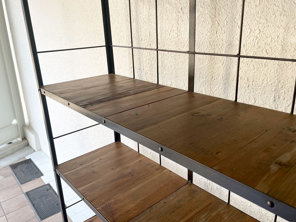 ジャーナルスタンダードファニチャー journal standard Furniture カルビ シェルフ CALVI SHELF アイアン 古材 ◇