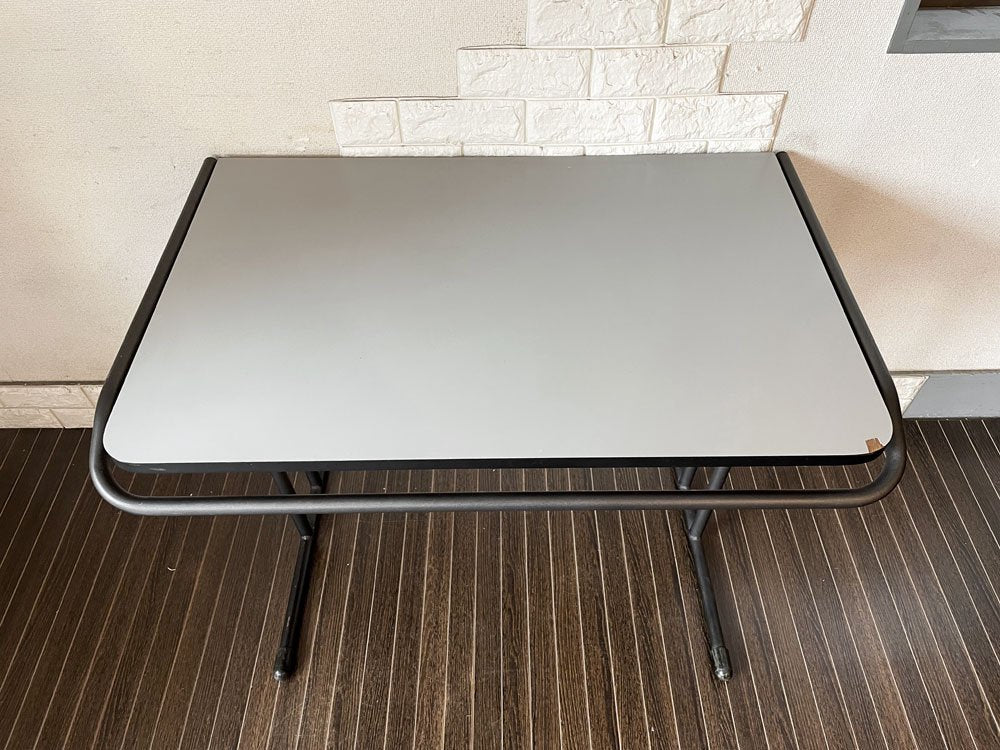 ビンテージスタイル Vintage Style フォールディングデスク ワークテーブル メラミン天板×スチール脚 W95cm 折りたたみ ◎