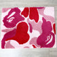 アベイシングエイプ A BATHING APE ABC CAMO RUG MAT M ラグ マット ABCカモ ピンク 82×62 定価17,380円 ●