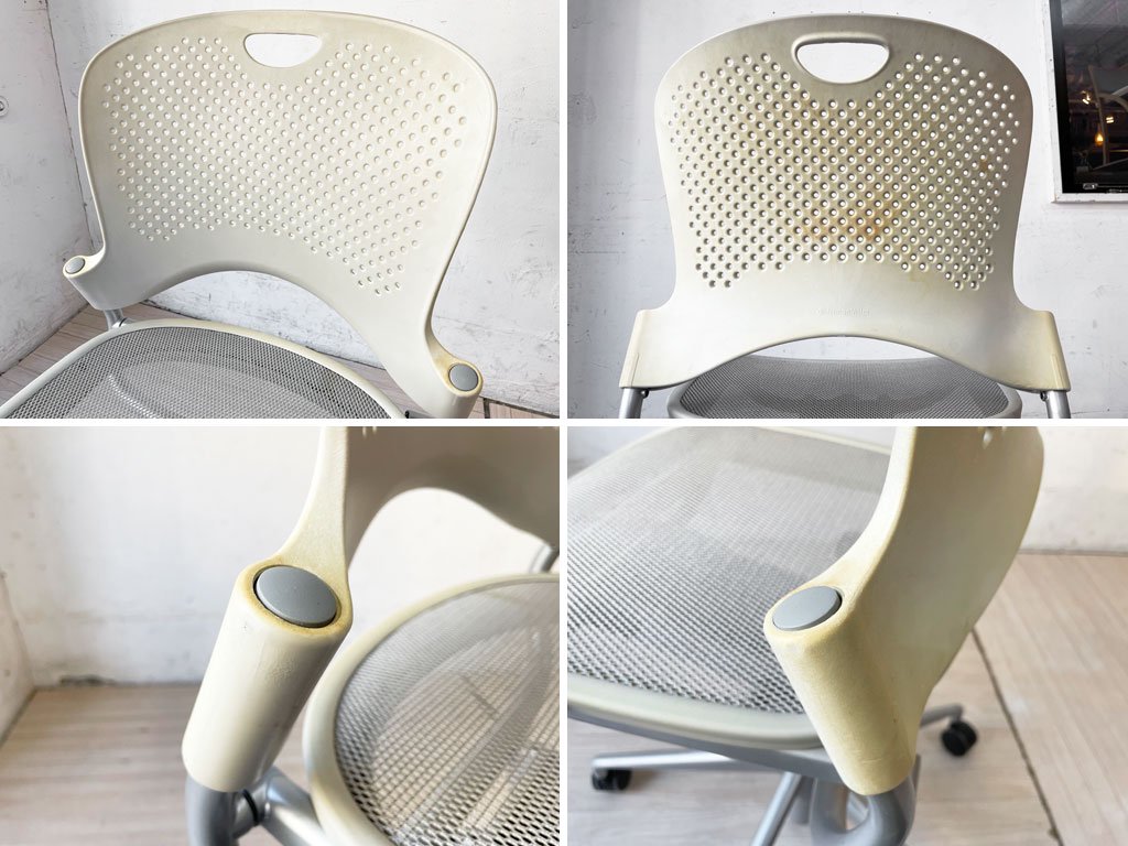 ハーマンミラー Herman Miller ケイパー マルチパーパス チェア Caper Multipurpose Chair デスクチェア オフィスチェア キャスター  ジェフ・ウェバー 現状品 ★