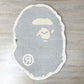 アベイシングエイプ A BATHING APE BIG APE HEAD RUG MAT ラグ マット ブラウン 70×102 定価26,180円 ●