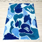 アベイシングエイプ A BATHING APE ABC CAMO BIG RUG MAT ラグ マット ABCカモ ブルー 140×103 廃番 参考定価26,180円 ●