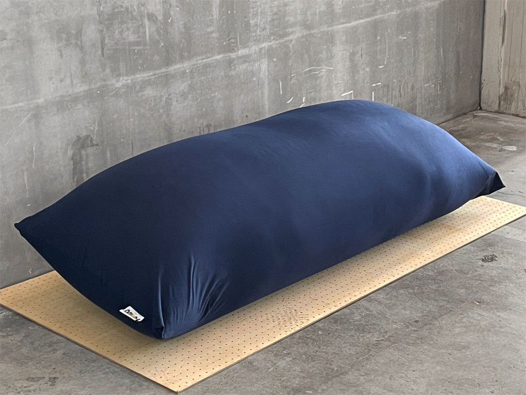 ヨギボー yogibo マックス MAX ビーズクッション ソファ ネイビー フリースタイルソファ 定価￥38,200 美品 〓