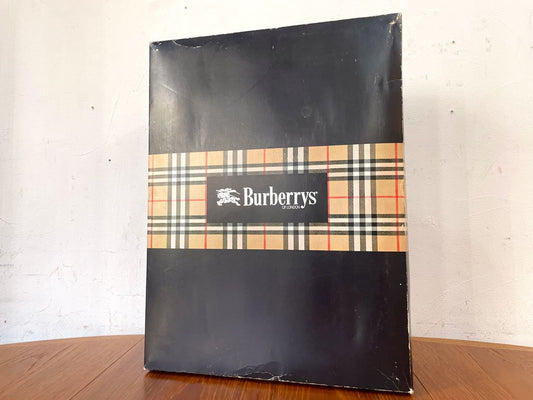 バーバリー BURBERRY トラディション ウール100% ブランケット 毛布 ホースロゴ 日本製 ネイビー×グレー 未使用品 ★