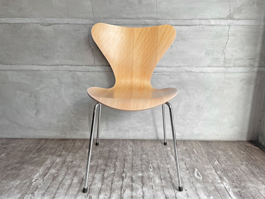 フリッツハンセン Fritz Hansen セブンチェア ダイニングチェア ナチュラルビーチ アルネ・ヤコブセン Arne Jacobsen デンマーク 北欧家具 ♪