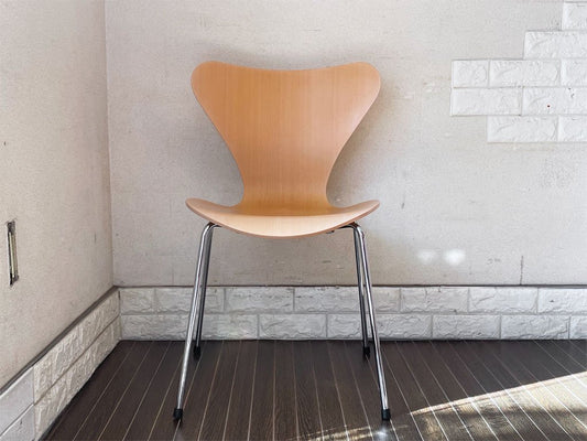 フリッツハンセン Fritz Hansen セブンチェア ナチュラルビーチ アルネ・ヤコブセン Arne Jacobsen デンマーク 北欧家具 ◎