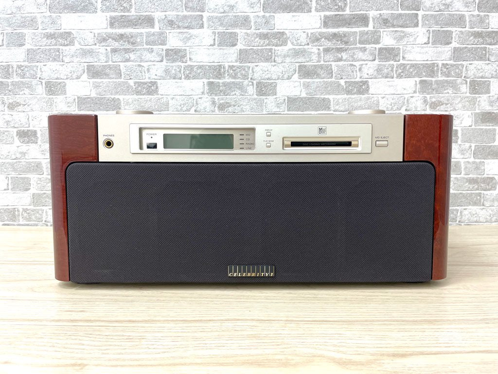 ソニー SONY セレブリティ? CELEBRITY ? MD-7000 CD/MDコンポ ジョルジェット・ジウジアーロ Giorgetto Giugiaro ジャンク品 希少 ●