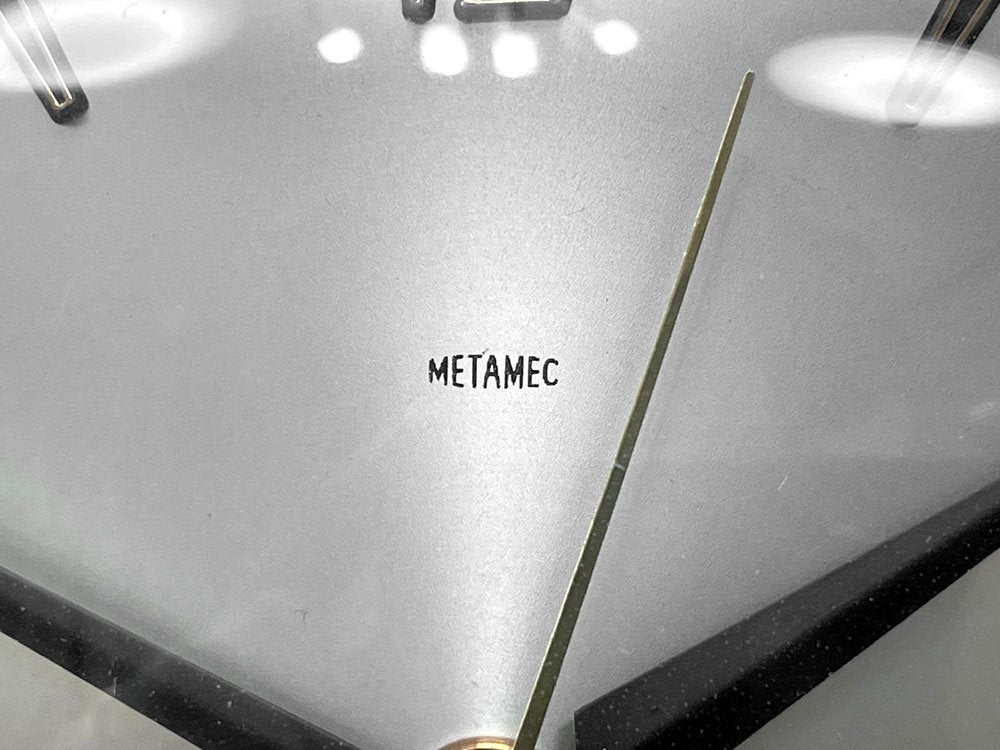 メタメック METAMEC サンバースト クロック 掛時計 ウォールデコ ビンテージ 60s ミッドセンチュリー キンツレ KIENZLE ジャンク ●