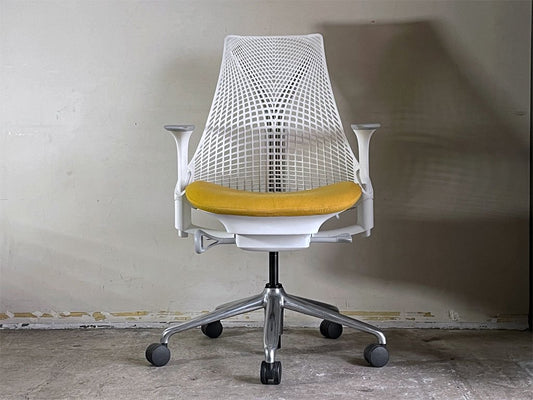 ハーマンミラー Herman Miller セイルチェア SAYL Chair イエロー デスクチェア イヴ・ベアール スタジオホワイト ■