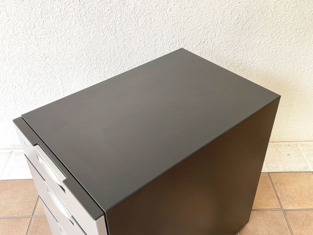 コクヨ KOKUYO デルフィ Delphi デスクキャビネット 袖机 3段 キャビネットワゴン オフィスワゴン 鍵付き 参考価格4万円 ◇