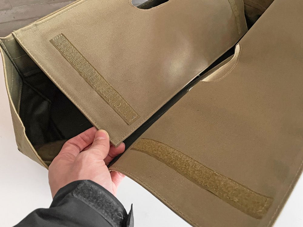ヒューマンメイド HUMAN MADE ロゴボックストートバッグ LOGO BOX TOTE BAG カーキ キャンバスボックス 収納ケース♪