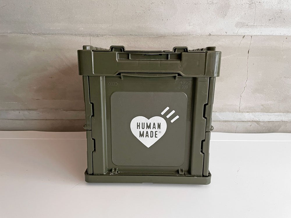 ヒューマンメイド HUMAN MADE 折り畳み式コンテナボックス 20L カーキ CONTAINER 20L KHAKI 収納ケース♪