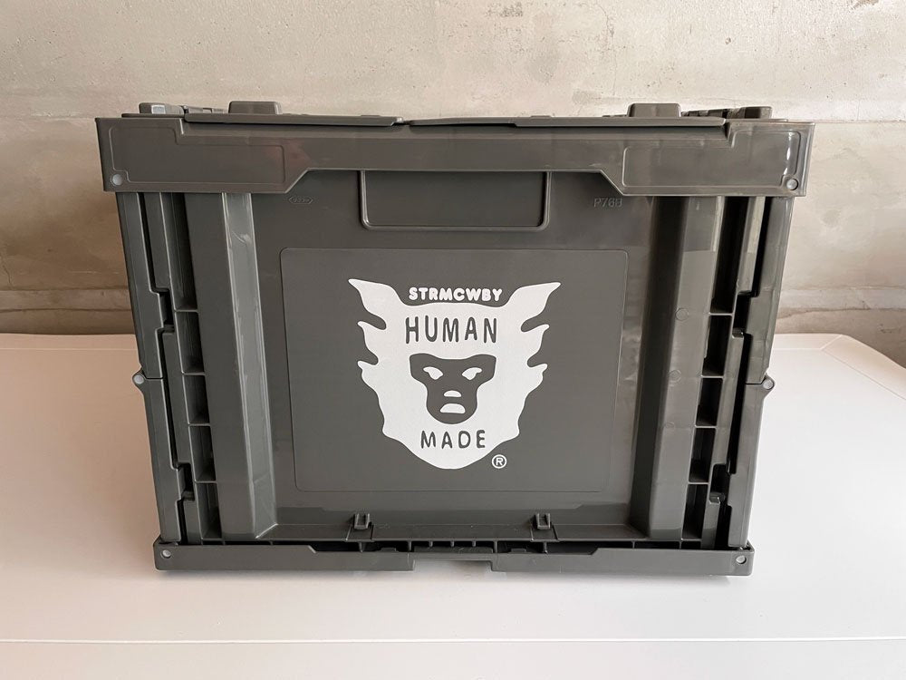 ヒューマンメイド HUMAN MADE 折り畳み式コンテナボックス 74L オリーブ ドラブ CONTAINER 74L OLIVE DRAB 未使用品♪