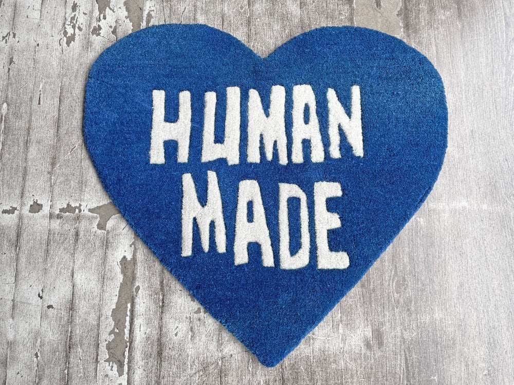 ヒューマンメイド HUMAN MADE ハートラグ small ブルー ♪