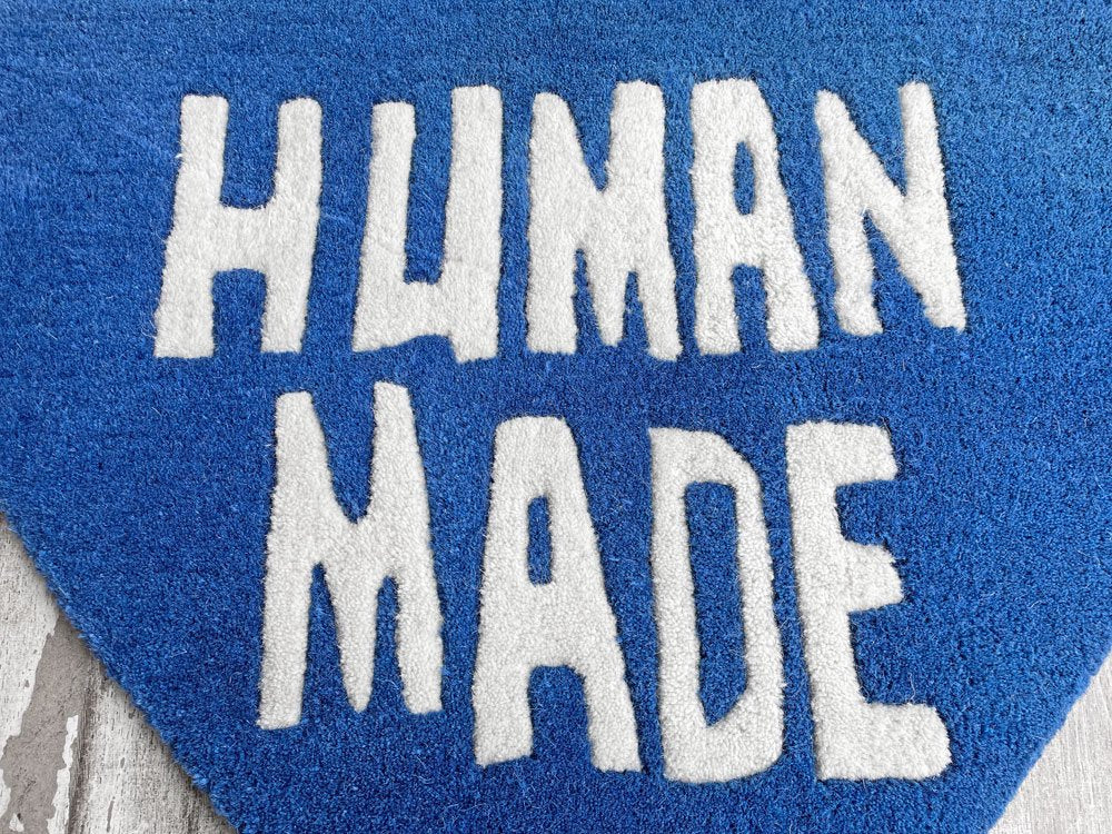 ヒューマンメイド HUMAN MADE ハートラグ small ブルー ♪