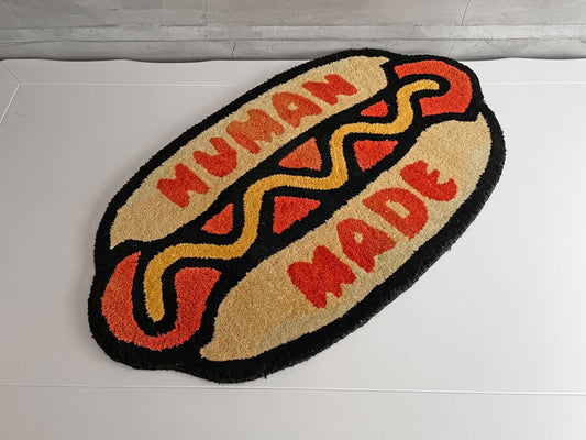 ヒューマンメイド HUMAN MADE ホットドッグ HOT DOG ラグ small ♪