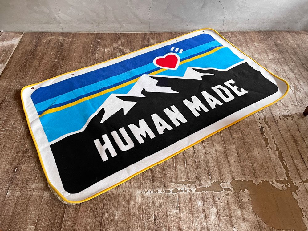 ヒューマンメイド HUMAN MADE フリースブランケット ベージュ♪