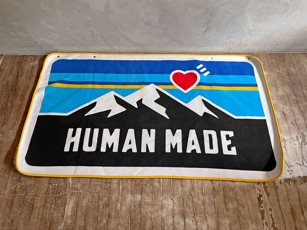 ヒューマンメイド HUMAN MADE フリースブランケット ベージュ♪