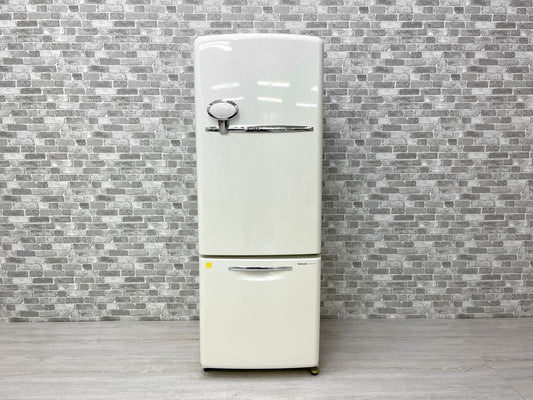 ナショナル National ウィル WiLL FRIDGE mini パーソナルノンフロン冷凍冷蔵庫 フリッジミニ ホワイト 廃番 2002年製 162L オリジナル ノスタルジックデザイン ●