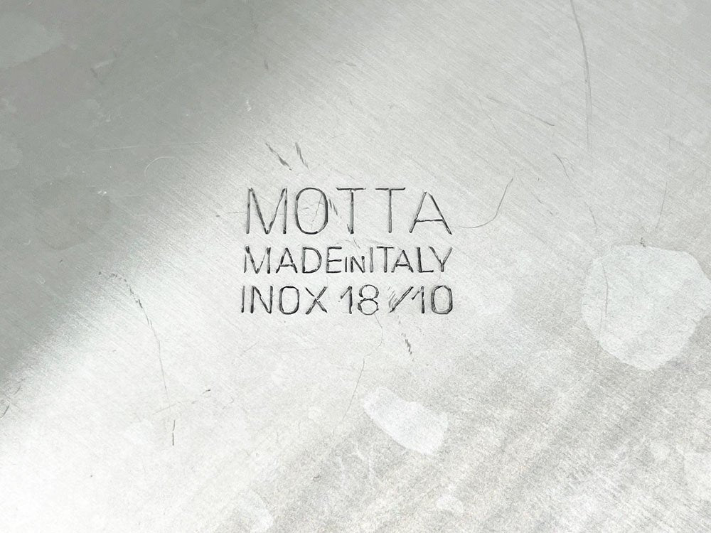 モッタ MOTTA ワイヤーバスケット カゴ Sサイズ Φ20cm ラウンド ステンレス製 イタリア 定価￥12,100- ●