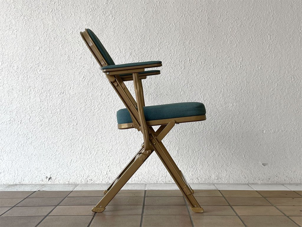 クラリン CLARIN フォールディングアームチェア FOLDING CHAIR WITH ARM 折畳 フルクッション USA 米国 P.F.S 取扱 ◇