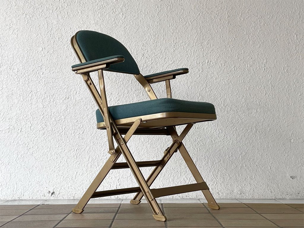 クラリン CLARIN フォールディングアームチェア FOLDING CHAIR WITH ARM 折畳 フルクッション USA 米国 P.F.S 取扱 ◇