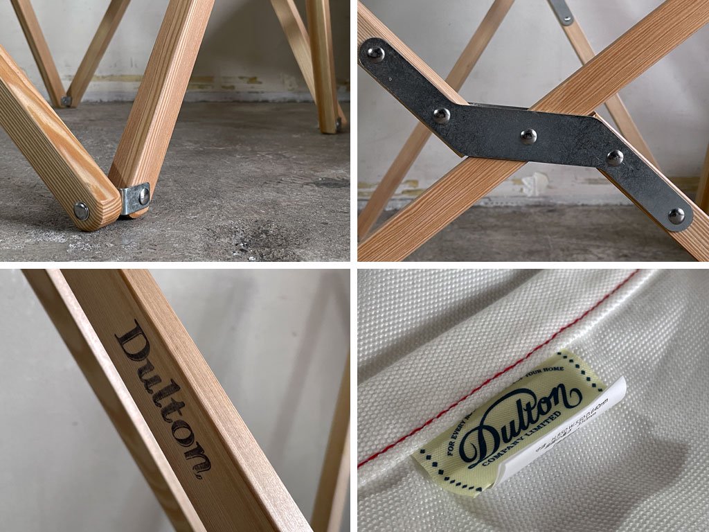 ダルトン DULTON ウッデンビーチチェア WOODEN BEACH CHAIR フォールディングチェア デッキチェア B ■