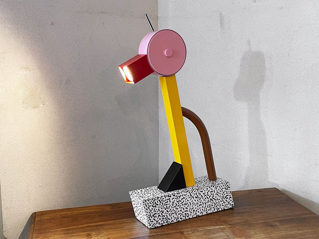 メンフィス MEMPHIS タヒチ TAHITI テーブルランプ エットーレ・ソットサス Ettore Sottsass 1981年デザイン ポストモダン ◎