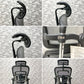 エルゴヒューマン Ergohuman ベーシック Basic デスクチェア ハイタイプ フルメッシュ ヘッドレスト オットマン 付き ●