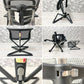 エルゴヒューマン Ergohuman ベーシック Basic デスクチェア ハイタイプ フルメッシュ ヘッドレスト オットマン 付き ●