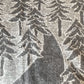 クリッパン KLIPPAN × ミナペルホネン mina perhonen ハウスインザフォレスト HOUSE IN THE FOREST ウールブランケット グレー 130×180cm ◎