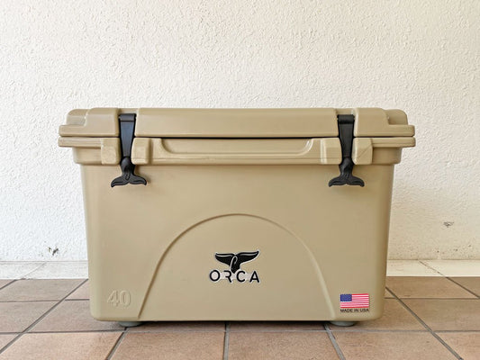 オルカ ORCA Coolers 40 クーラーボックス ローテーブル タン キャンプ アウトドア アメリカ製 US ◇